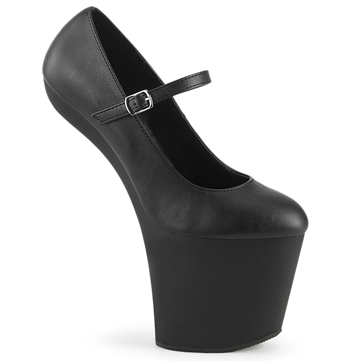 CRAZE-880 8" Heelless, 3" PF Mary Jane Pump