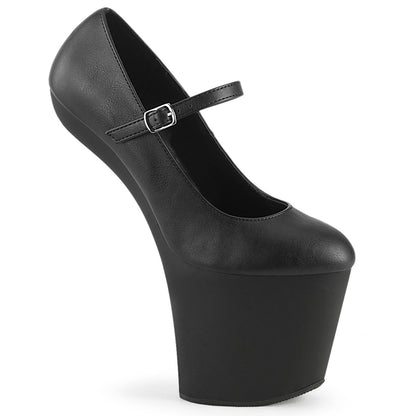 CRAZE-880 8" Heelless, 3" PF Mary Jane Pump