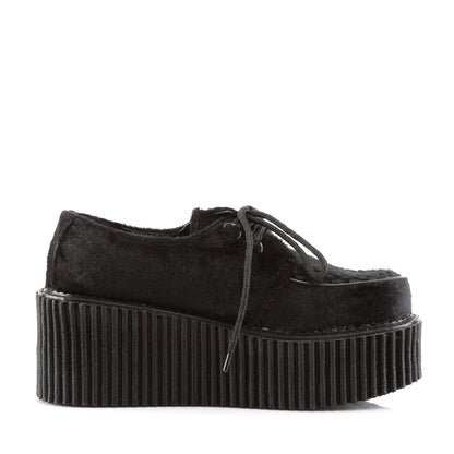 CREEPER-202 3" PF Goth Punk Rockabilly Fur Creeper Shoe