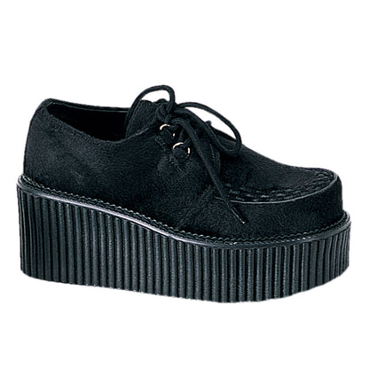 CREEPER-202 3" PF Goth Punk Rockabilly Fur Creeper Shoe