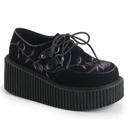 CREEPER-219 3" PF Creeper W/ Embroidered Flower