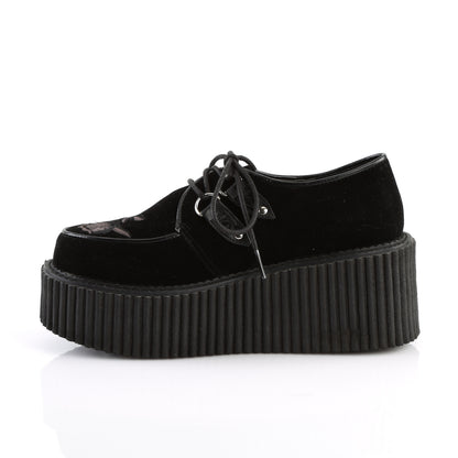 CREEPER-219 3" PF Creeper W/ Embroidered Flower