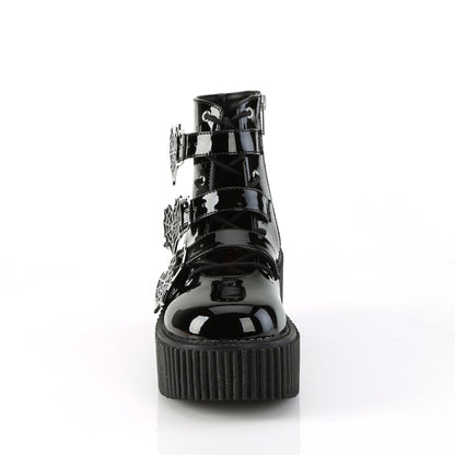 CREEPER-260 *3" PF Lace-Up Ankle High Creeper w/ Buckle straps