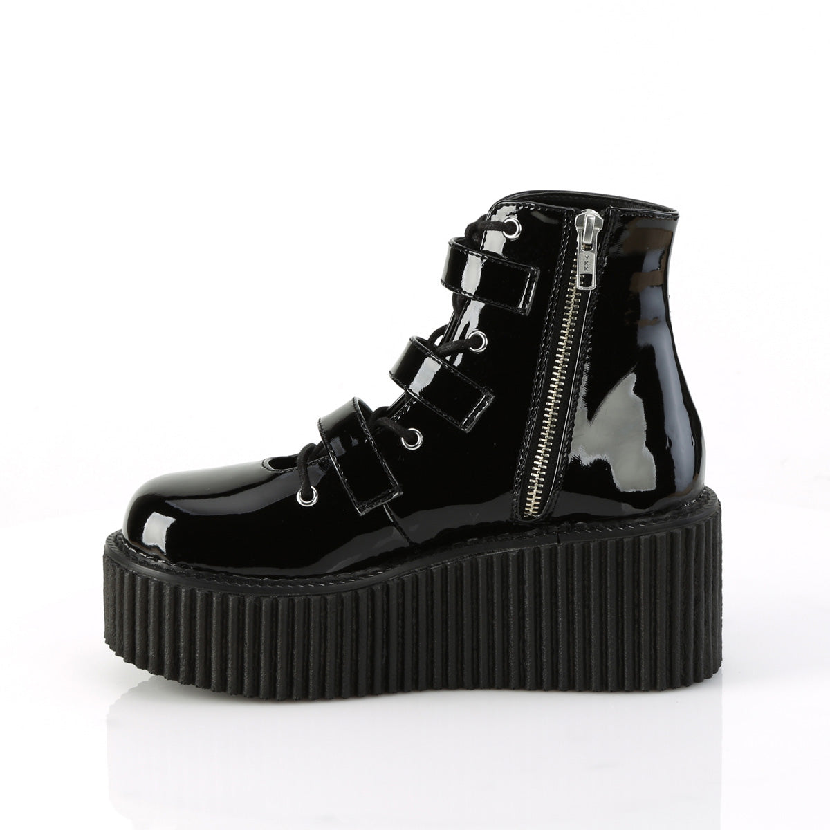CREEPER-260 *3" PF Lace-Up Ankle High Creeper w/ Buckle straps