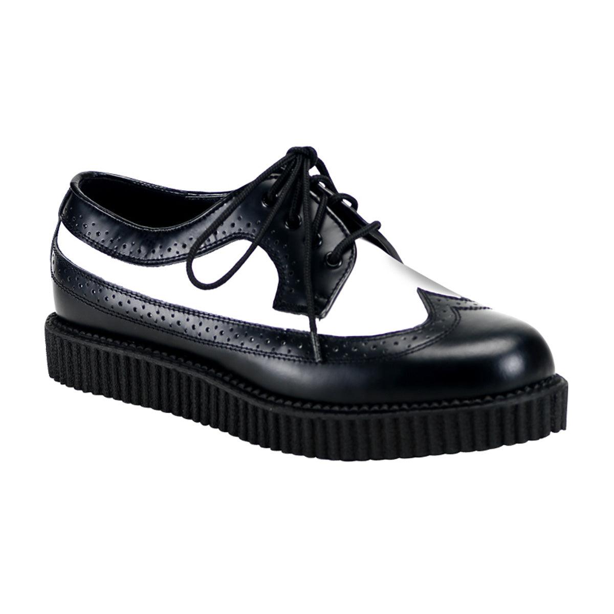 CREEPER-608 *1" PF Rockabilly Punk Oxford Leather Creeper