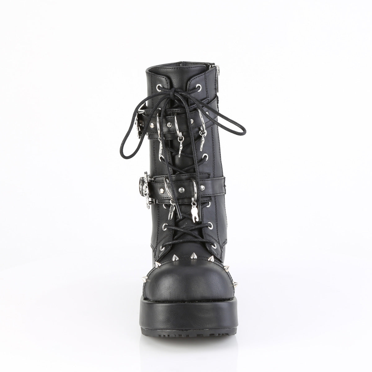 CUBBY-54 *2 3/4" Platform Lace-Up Ankle Boot, Inside Zip