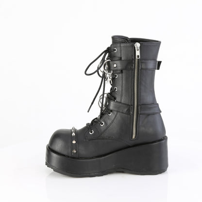 CUBBY-54 *2 3/4" Platform Lace-Up Ankle Boot, Inside Zip