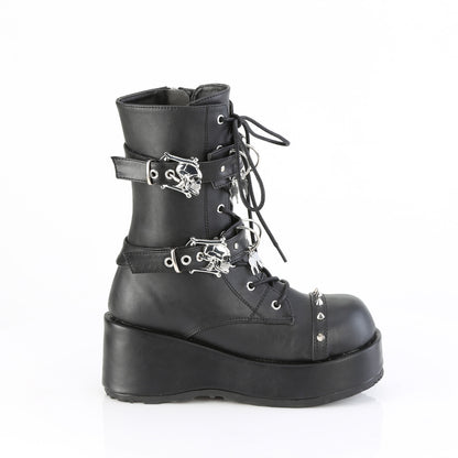CUBBY-54 *2 3/4" Platform Lace-Up Ankle Boot, Inside Zip