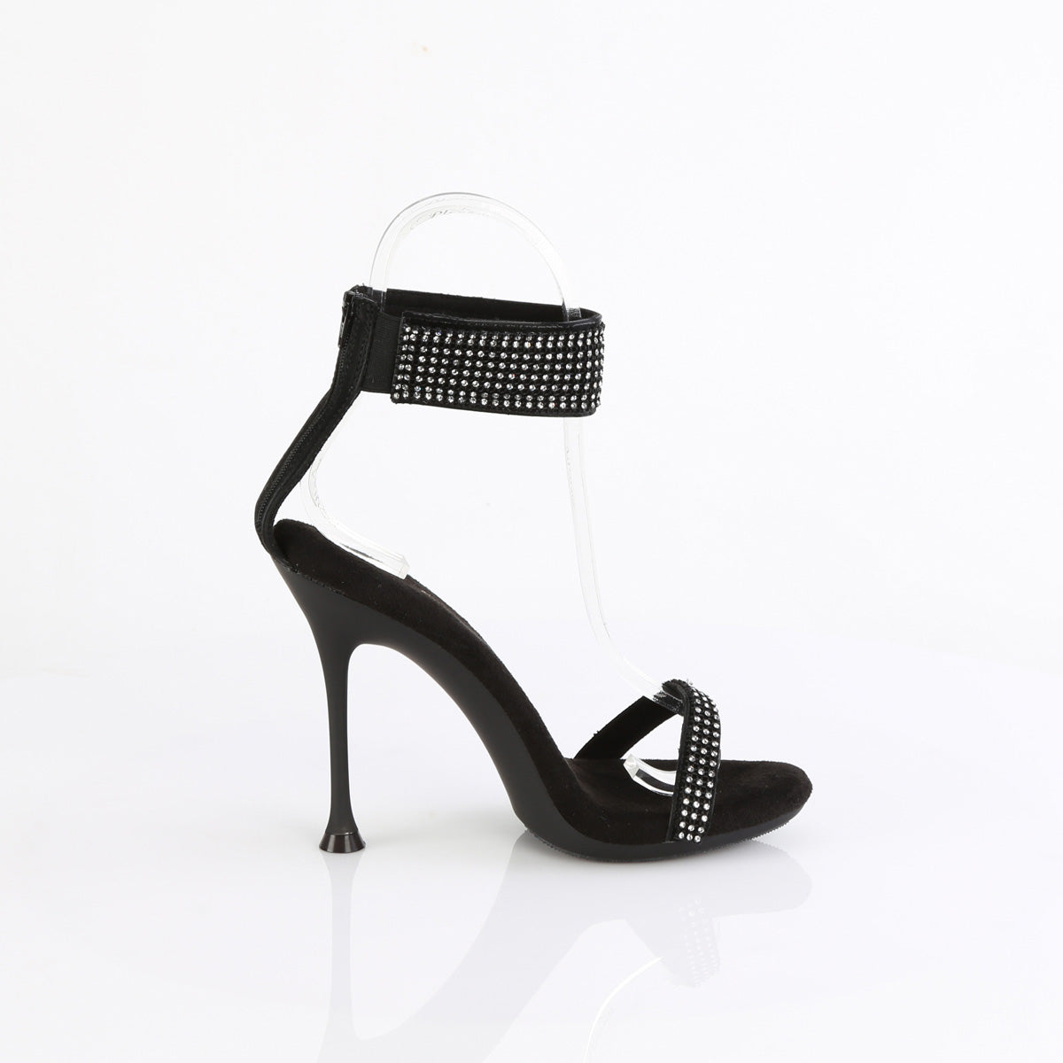 CUPID-440 4 1/2" Heel, 2/5" PF Ankle Strap Sandal w/RS