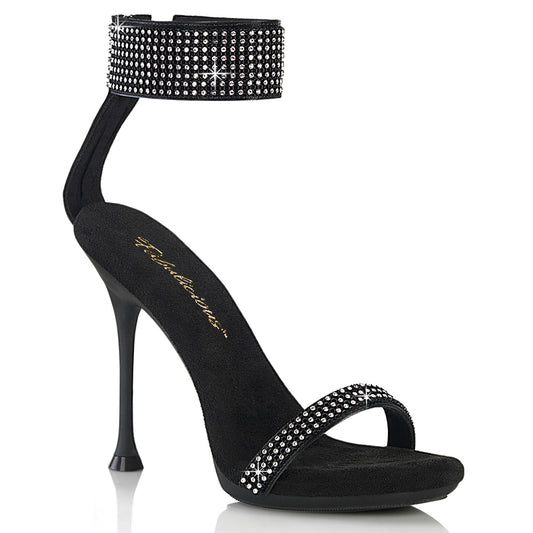 CUPID-440 4 1/2" Heel, 2/5" PF Ankle Strap Sandal w/RS