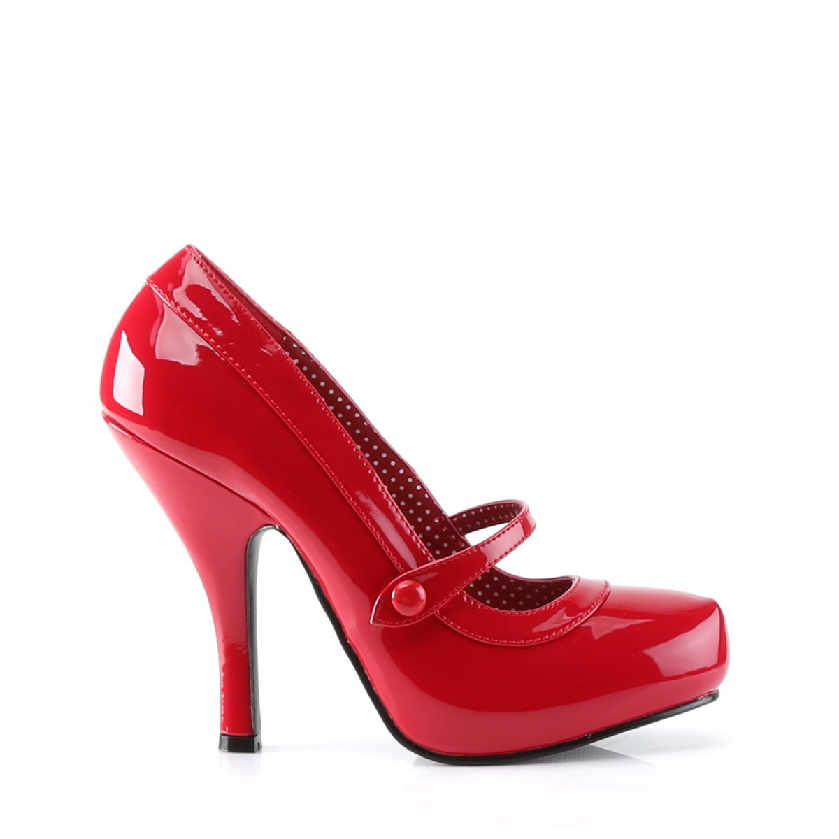 CUTIEPIE-02 **4 1/2" Heel, 3/4" Hidden PF Mary Jane Pump