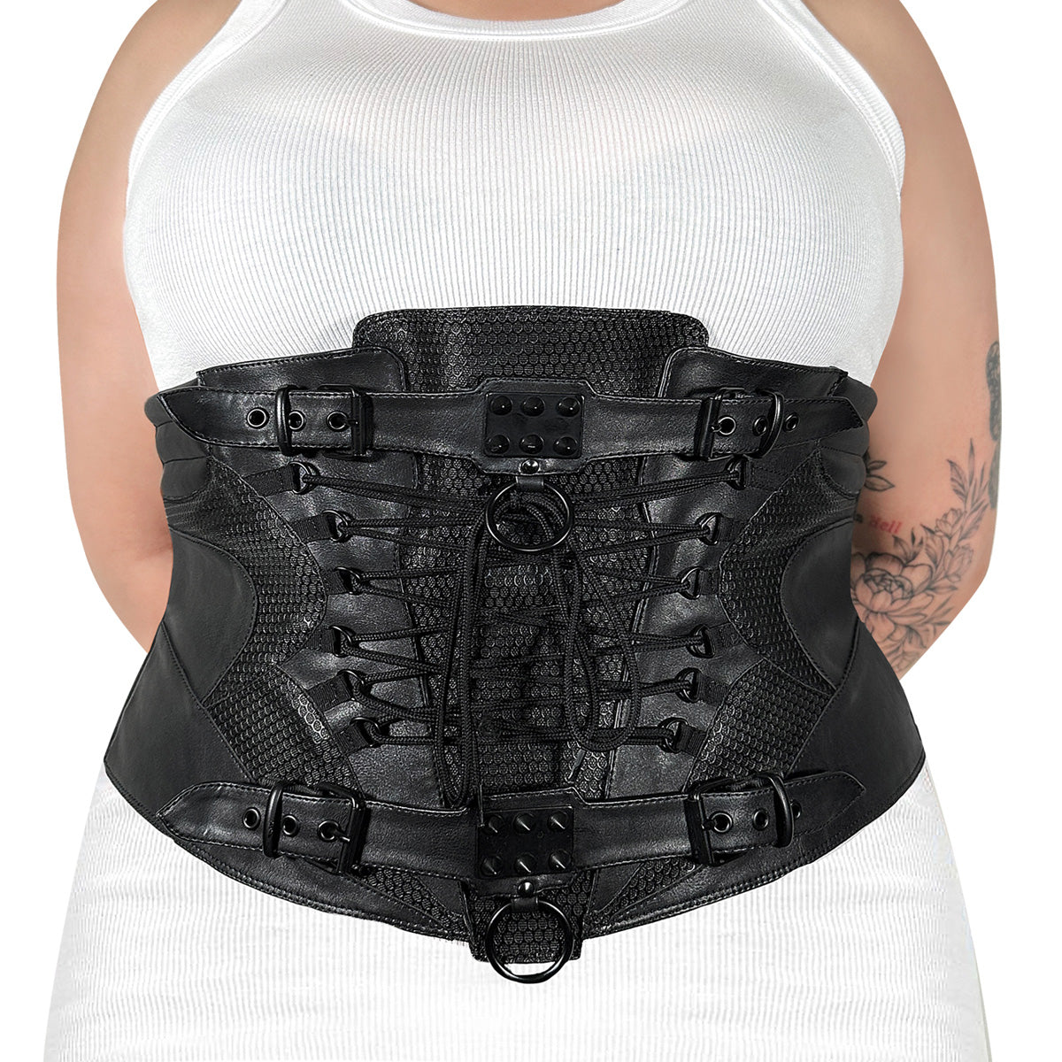 DA-310-LXL Faux Leather Waist Cincher