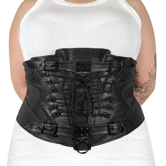 DA-310-LXL Faux Leather Waist Cincher