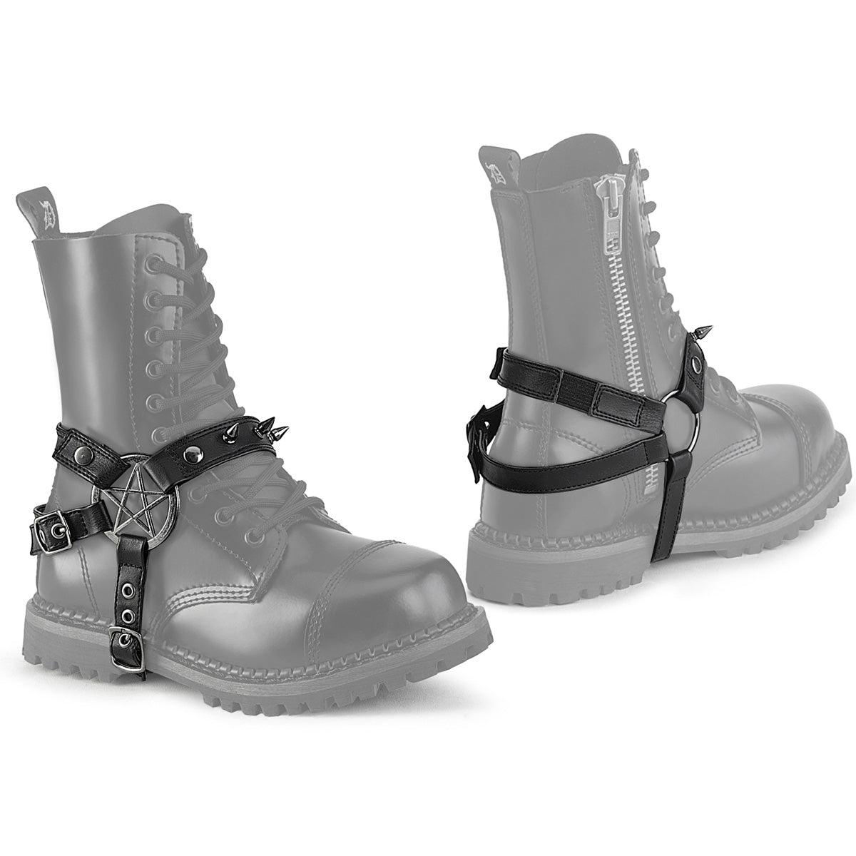 DA-510 Faux Leather Boot Harness (Pair)