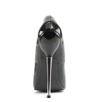 DAGGER-01 6 1/4" Solid Brass Heel Plain Pump