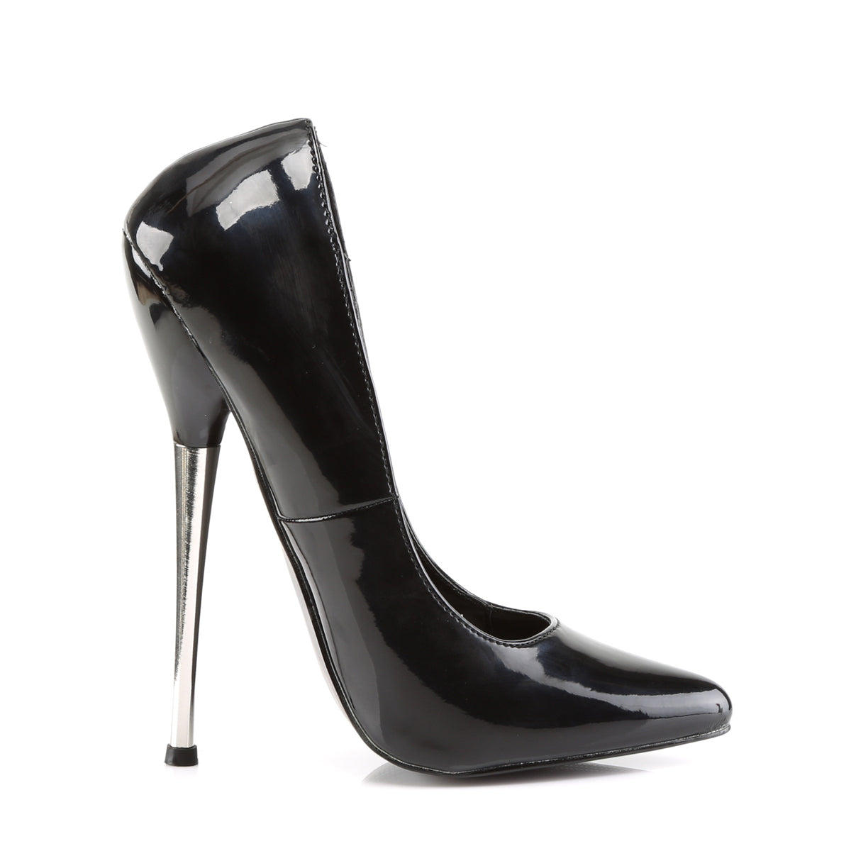 DAGGER-01 6 1/4" Solid Brass Heel Plain Pump