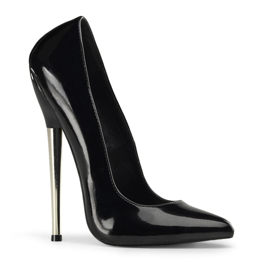 DAGGER-01 6 1/4" Solid Brass Heel Plain Pump