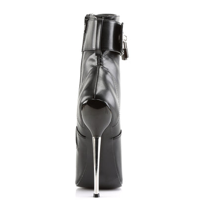 DAGGER-1023 *6 1/4" Solid Brass Heel Ankle Boot W/ Padocks