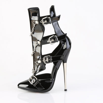 DAGGER-15 6 1/4" Solid Brass Heel Cage Bootie