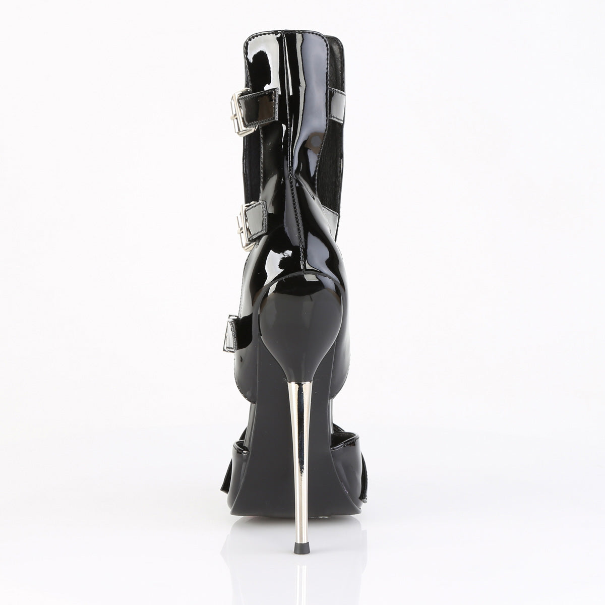 DAGGER-15 6 1/4" Solid Brass Heel Cage Bootie