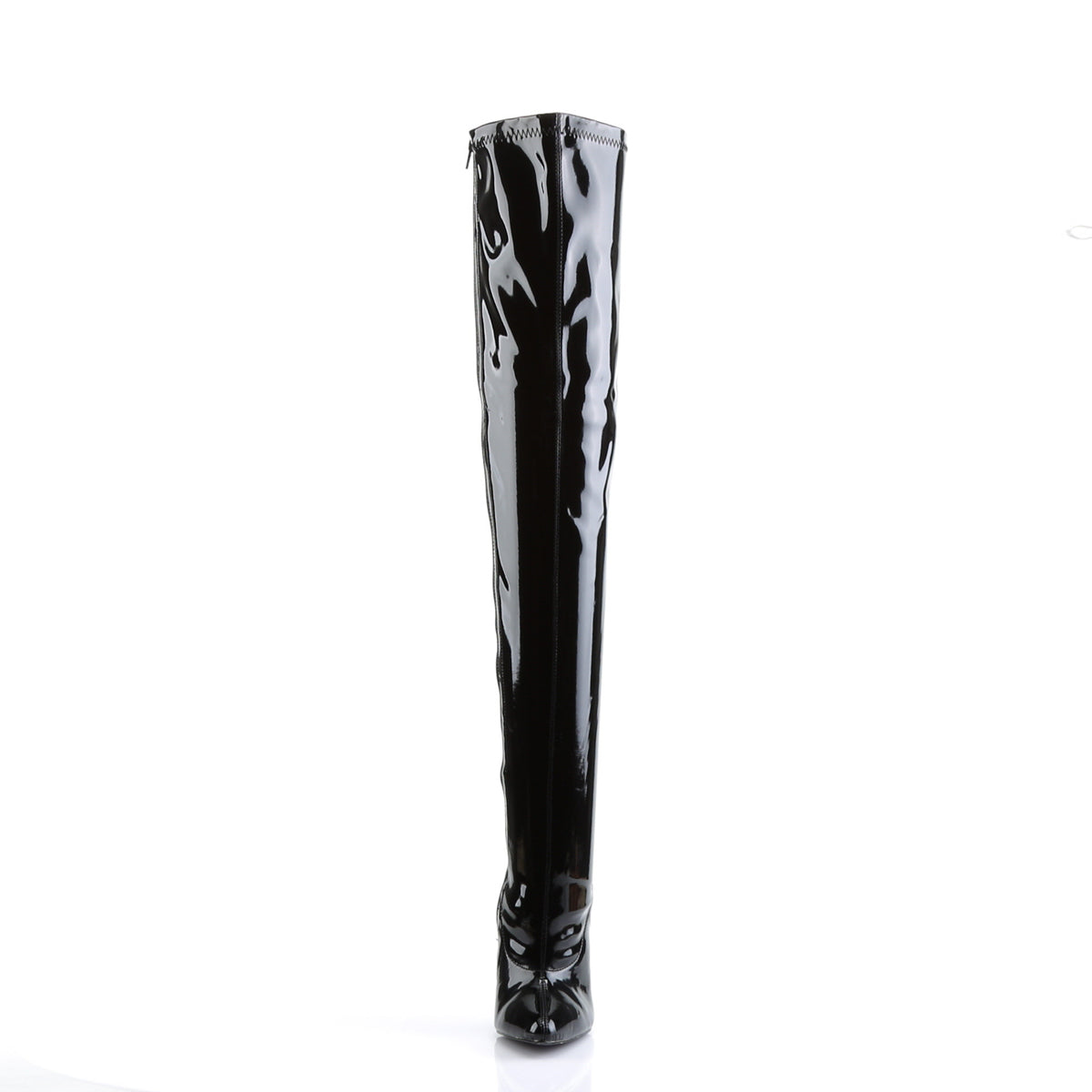 DAGGER-3000 6 1/4" Solid Brass Heel Plain Stretch Thigh BT