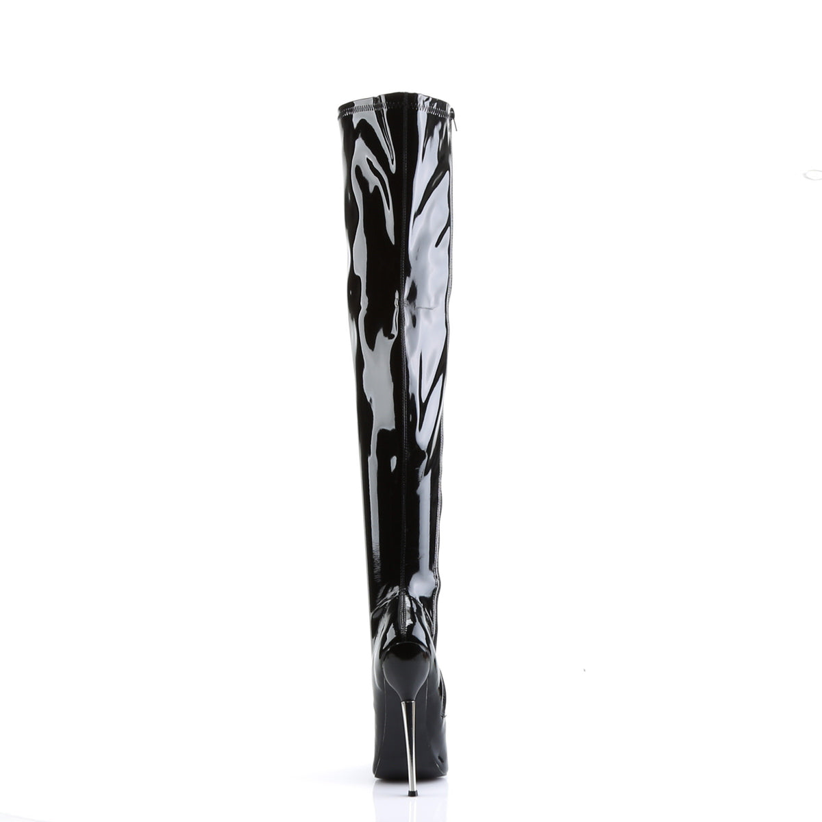 DAGGER-3000 6 1/4" Solid Brass Heel Plain Stretch Thigh BT