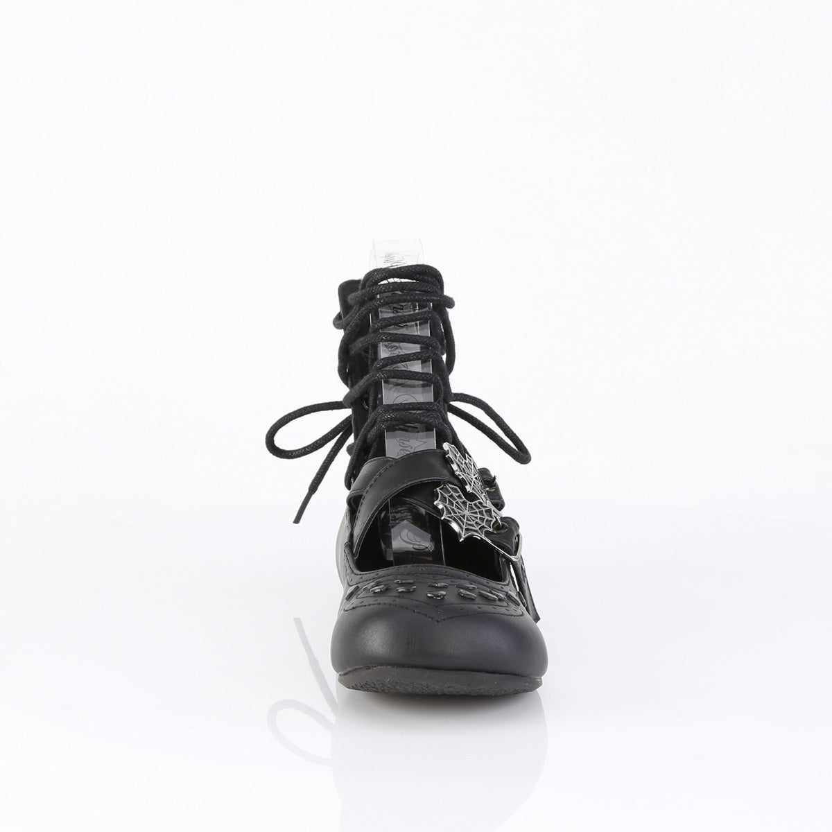 DAISY-11 Ballet Flat Eyelet Lace-Up Ankle High Shoe