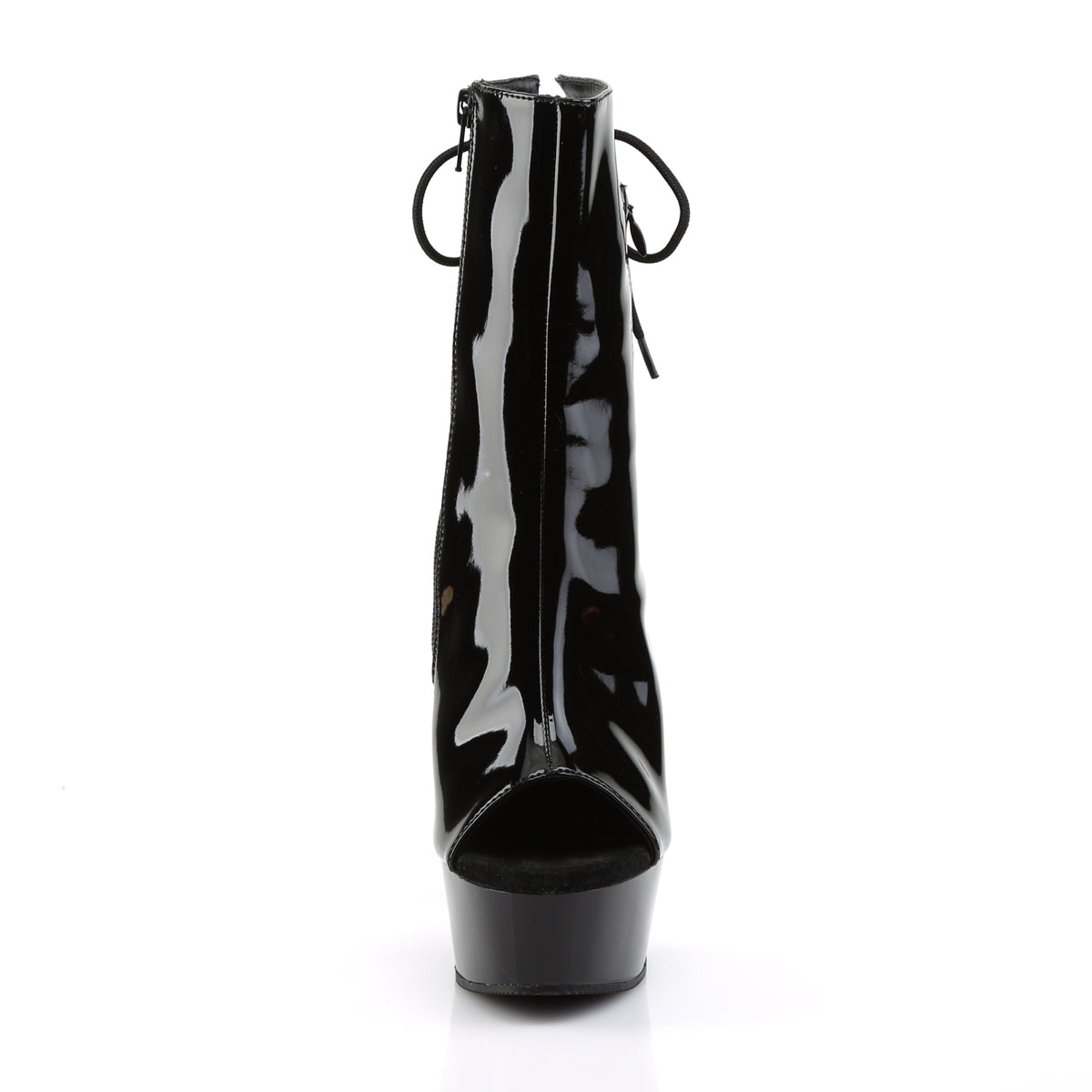 DELIGHT-1018 6" Heel, 1 3/4" PF Open Toe/Heel PF Ankle Boot