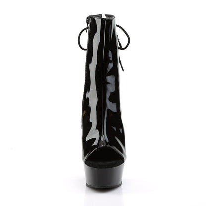 DELIGHT-1018 6" Heel, 1 3/4" PF Open Toe/Heel PF Ankle Boot