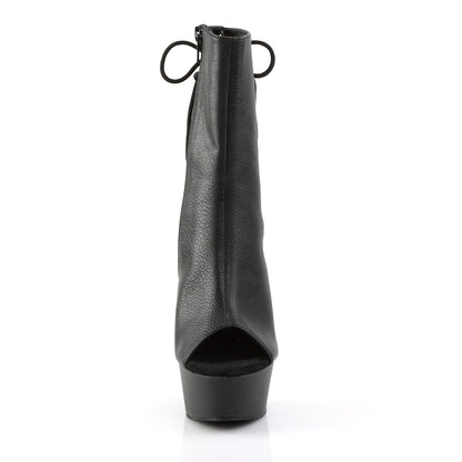DELIGHT-1018 6" Heel, 1 3/4" PF Open Toe/Heel PF Ankle Boot