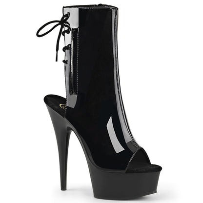 DELIGHT-1018 6" Heel, 1 3/4" PF Open Toe/Heel PF Ankle Boot