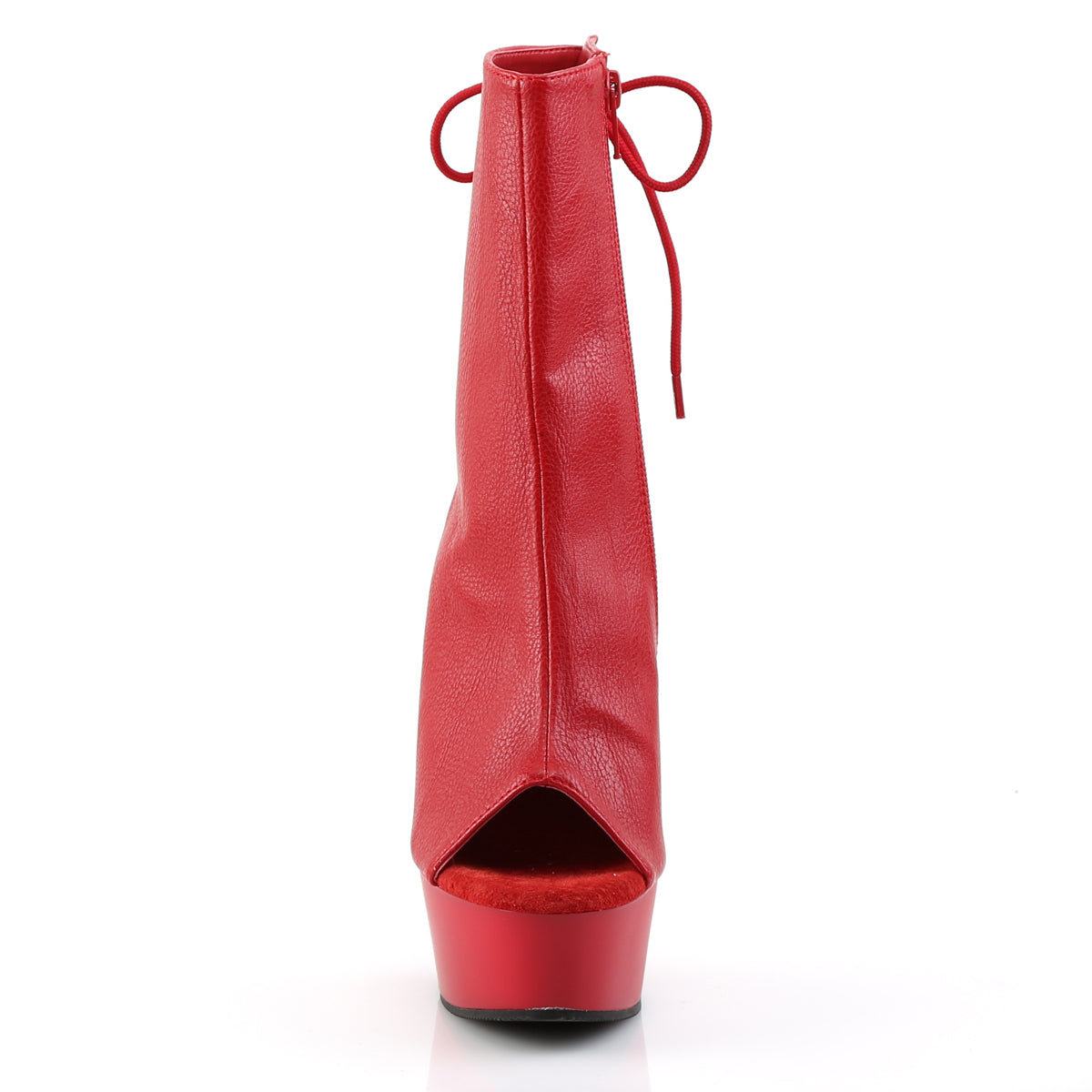 DELIGHT-1018 6" Heel, 1 3/4" PF Open Toe/Heel PF Ankle Boot