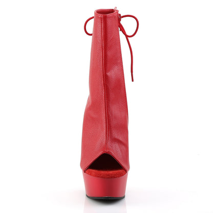 DELIGHT-1018 6" Heel, 1 3/4" PF Open Toe/Heel PF Ankle Boot
