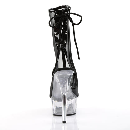 DELIGHT-1018MSH *6" Heel, 1 3/4" PF Open Toe/Heel Mesh Ankle Boot