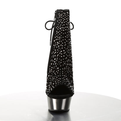 DELIGHT-1018RS *6" Heel, 1 3/4" PF Open Toe/ Back Ankle Boot