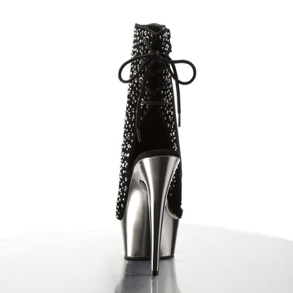 DELIGHT-1018RS *6" Heel, 1 3/4" PF Open Toe/ Back Ankle Boot