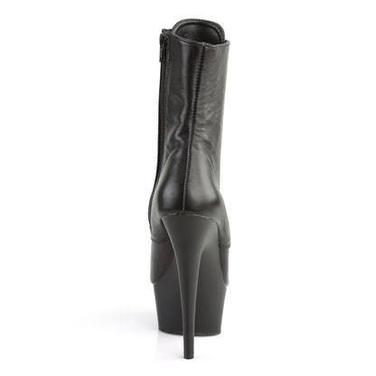 DELIGHT-1020 6" Lace-Up PF Ankle Boot, Side Zip