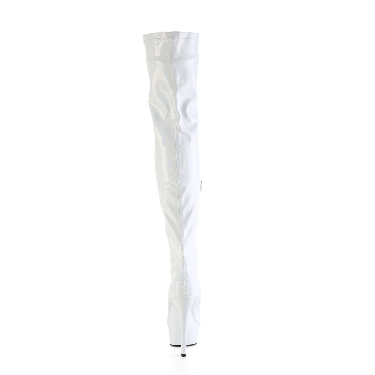 DELIGHT-3000HWR *6" Heel, 1 3/4" PF Stretch Thigh Boot,  12" Side Zip
