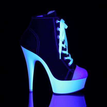 DELIGHT-600SK-02 6" Heel, 1 3/4" P/F Sneaker, Side Zip