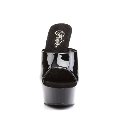 DELIGHT-601 6" Heel, 1 3/4" Platform Peep Toe Slide