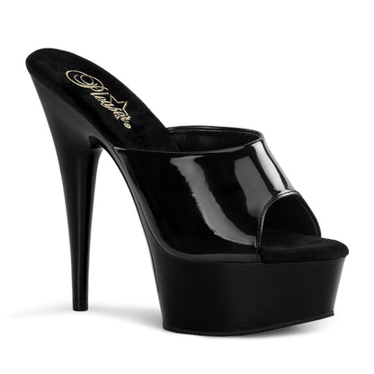 DELIGHT-601 6" Heel, 1 3/4" Platform Peep Toe Slide
