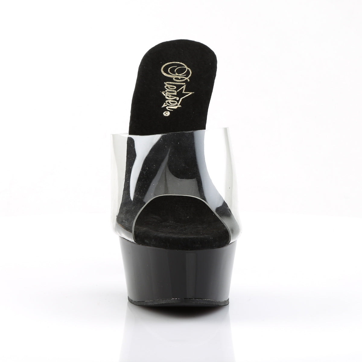 DELIGHT-601 6" Heel, 1 3/4" Platform Peep Toe Slide