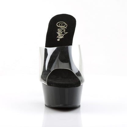 DELIGHT-601 6" Heel, 1 3/4" Platform Peep Toe Slide