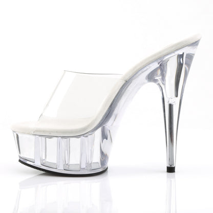 DELIGHT-601 6" Heel, 1 3/4" Platform Peep Toe Slide