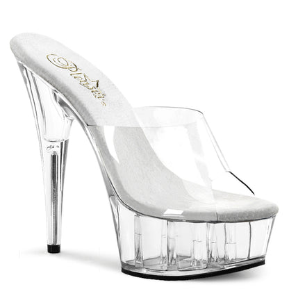 DELIGHT-601 6" Heel, 1 3/4" Platform Peep Toe Slide