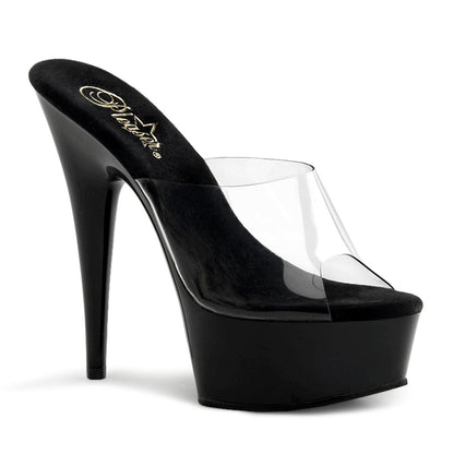 DELIGHT-601 6" Heel, 1 3/4" Platform Peep Toe Slide