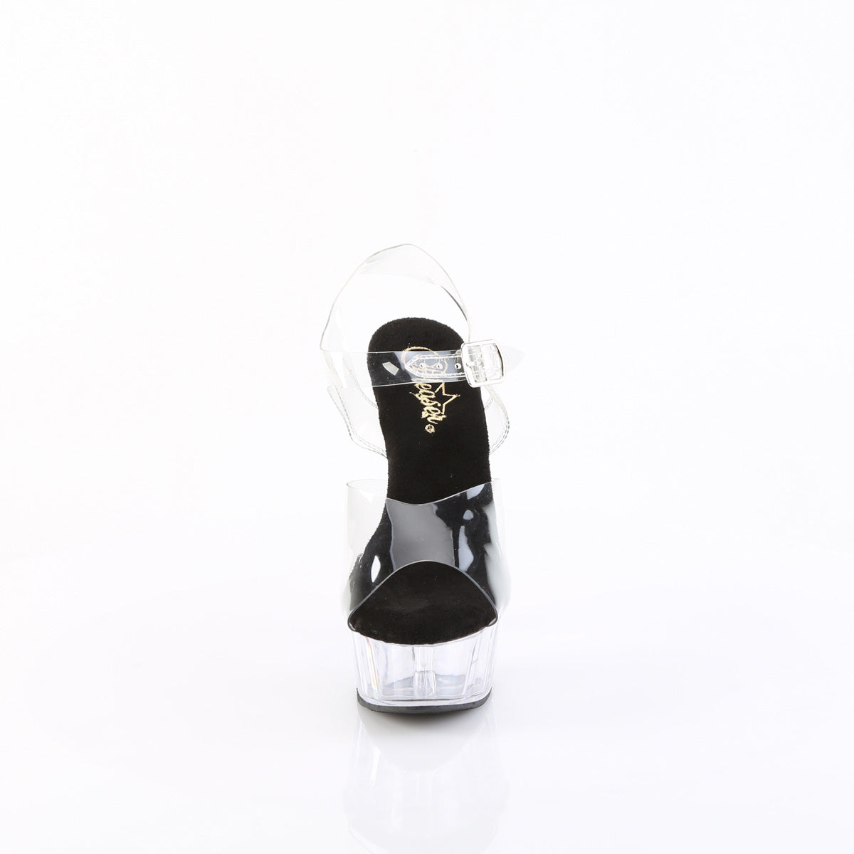 DELIGHT-608 6" Heel, 1 3/4" PF Ankle Strap Sandal