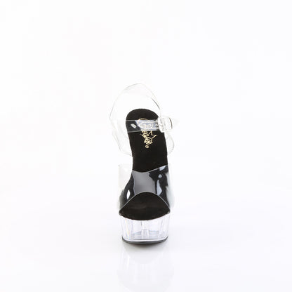 DELIGHT-608 6" Heel, 1 3/4" PF Ankle Strap Sandal