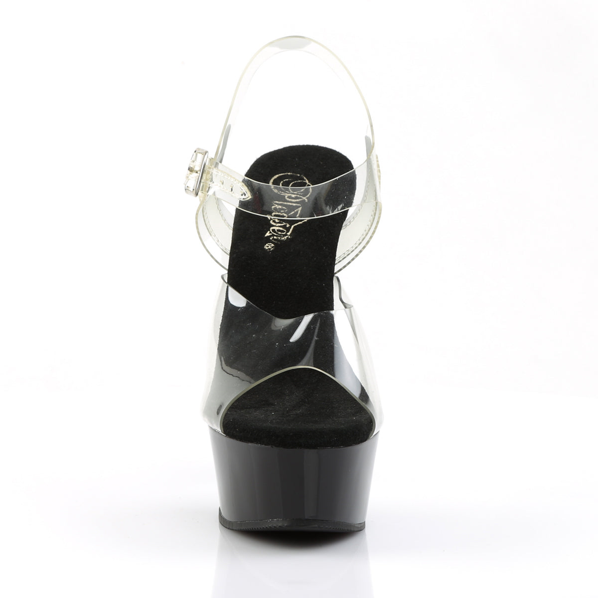 DELIGHT-608 6" Heel, 1 3/4" PF Ankle Strap Sandal