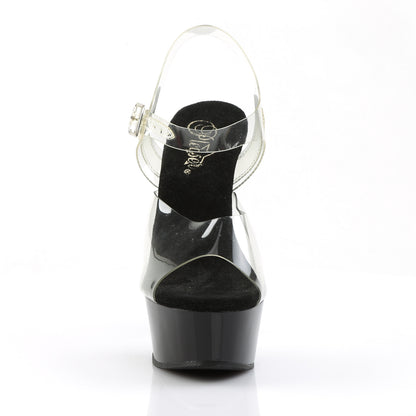 DELIGHT-608 6" Heel, 1 3/4" PF Ankle Strap Sandal